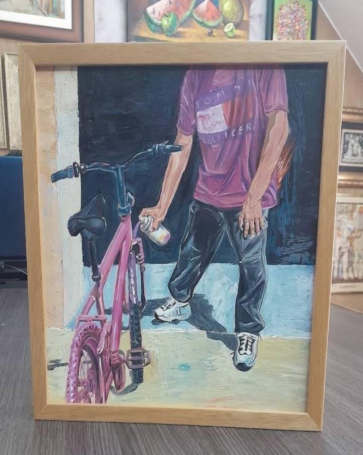 Obra enmarcada artesanal 5