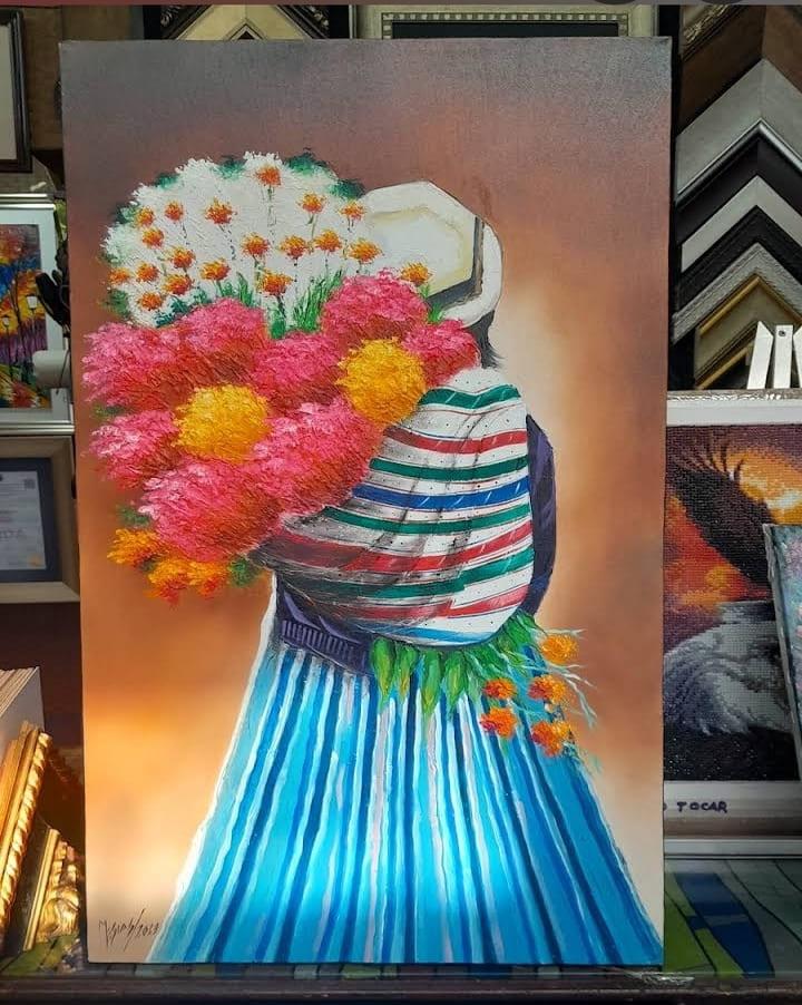 Obra enmarcada artesanal 10