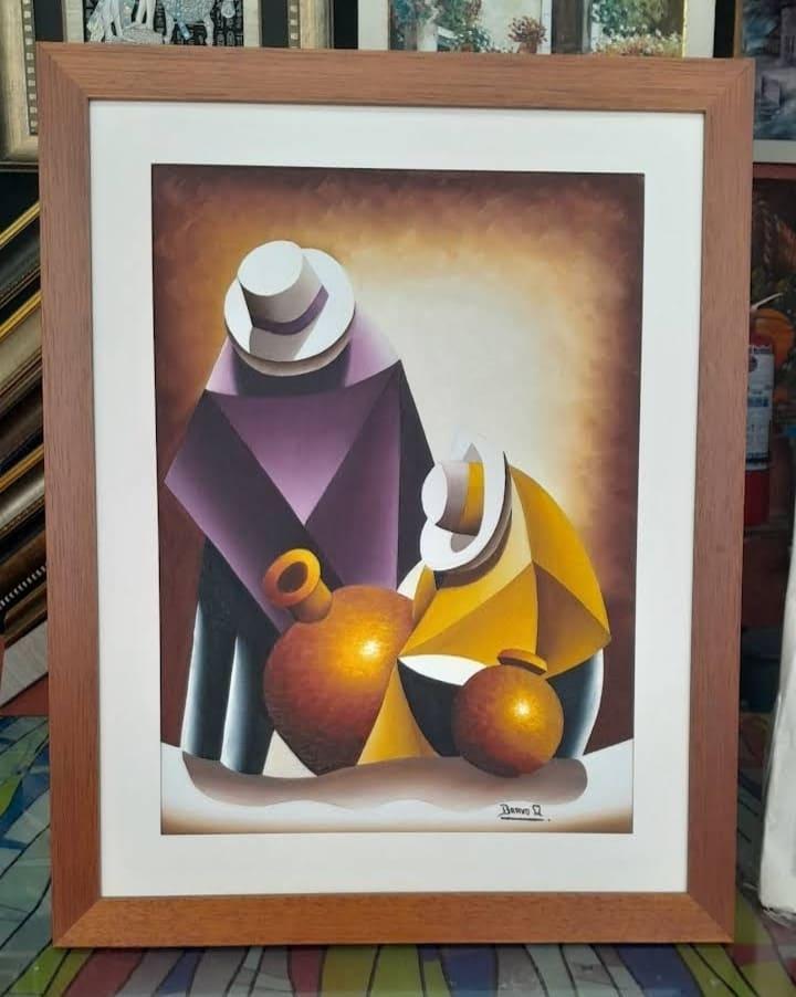 Obra enmarcada artesanal 11