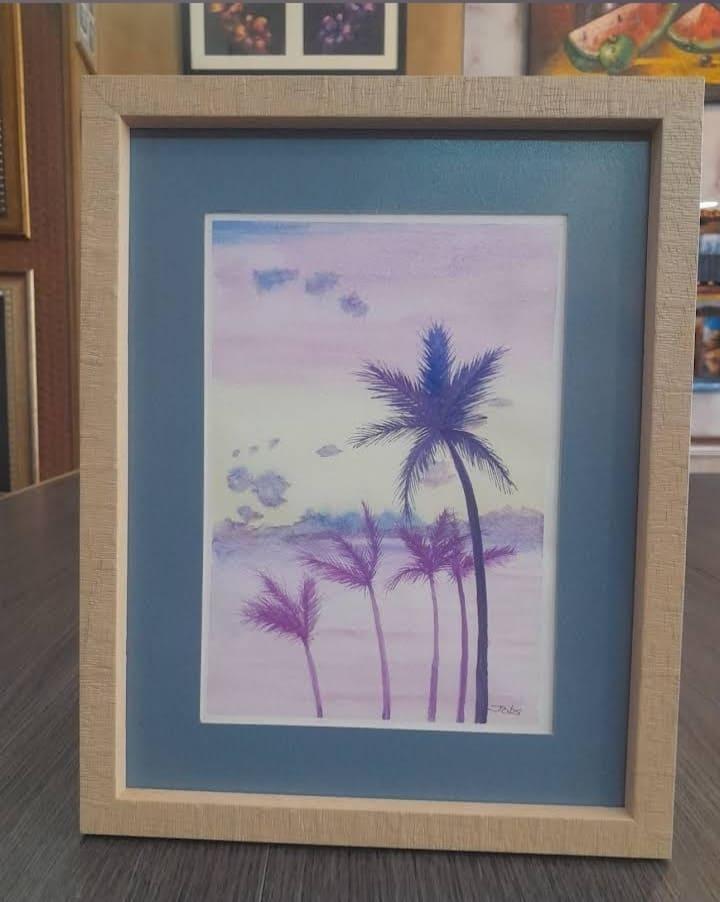 Obra enmarcada artesanal 13