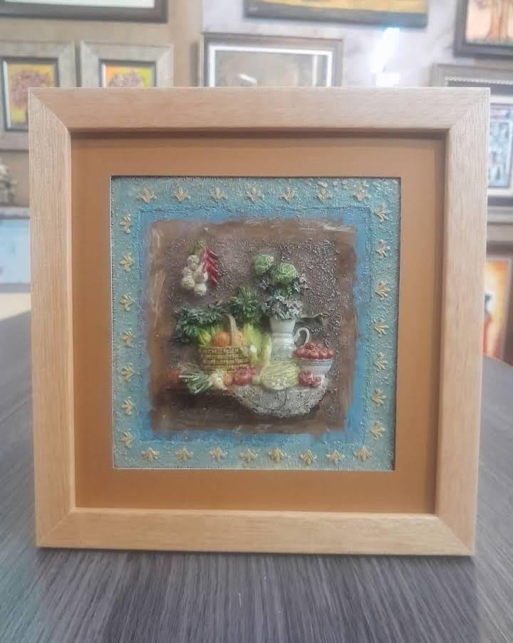 Obra enmarcada artesanal 1
