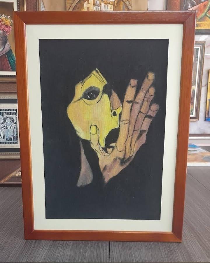 Obra enmarcada artesanal 12