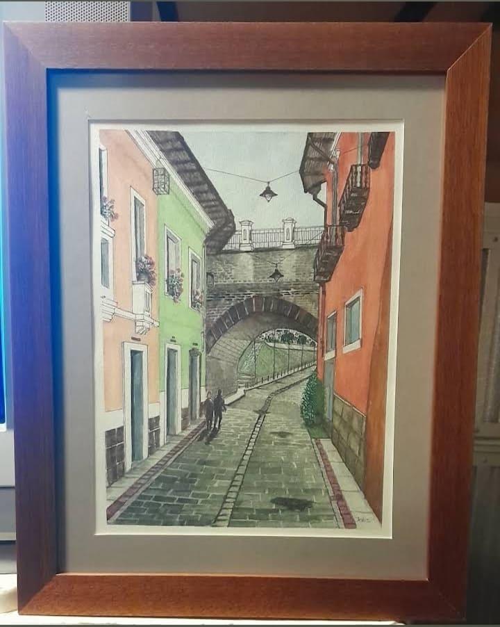 Obra enmarcada artesanal 13