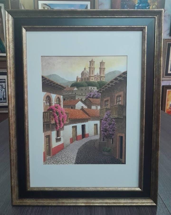 Obra enmarcada artesanal 9